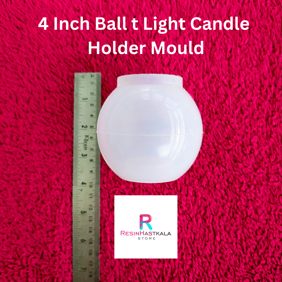 4 Inch Ball T- Light Candle Holder Mould