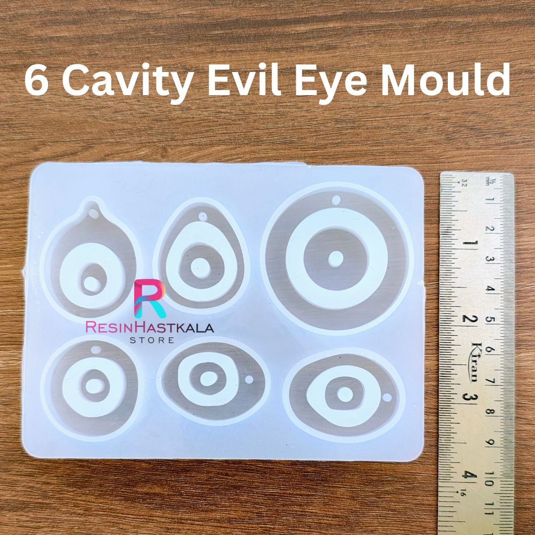 Small 6 Cavity Evil Eye Mould