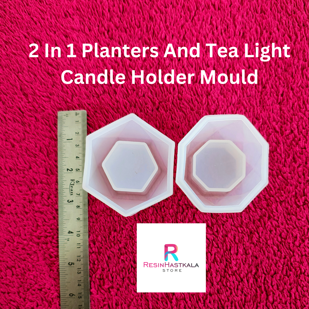 2 In 1 Planters And Tea Light Candle Holder Mould