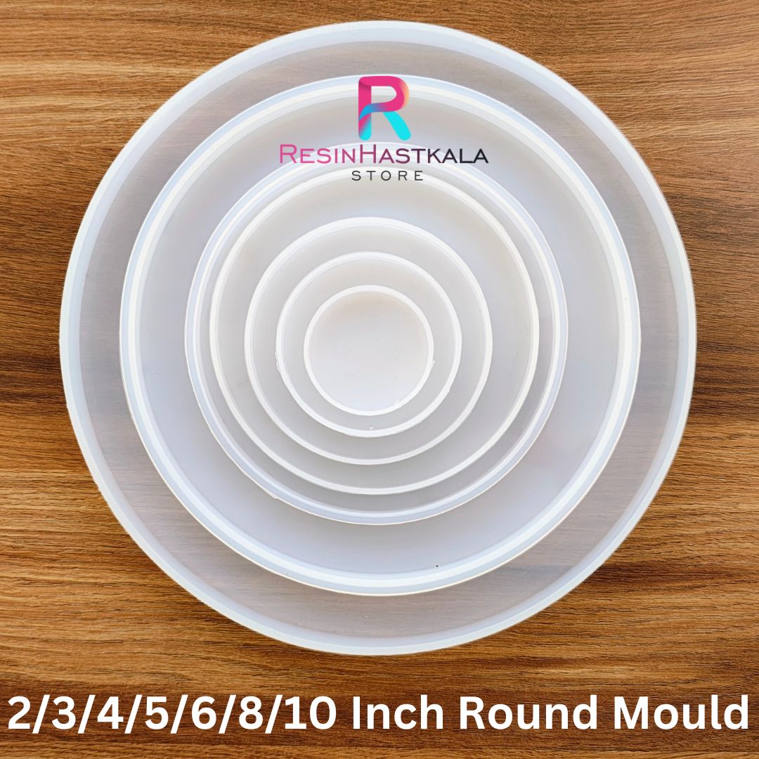 Round Mould Combo Of 7 (2/3/4/5/6/8/10 Inch)