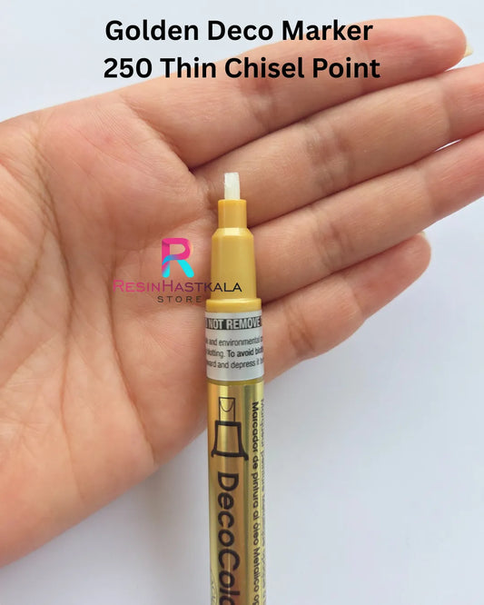 Golden Deco Marker (250 Thin Chisel Point)
