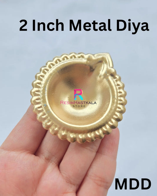 2 Inch Metal Diya