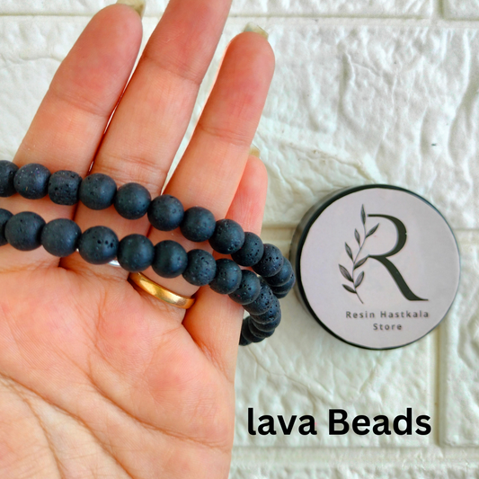 Lava Beads For Rakhi & Bracelet (20 Gram)