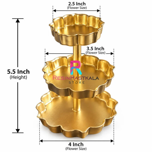 3-Layer Powder-Coated Metal Urli for Candle Making