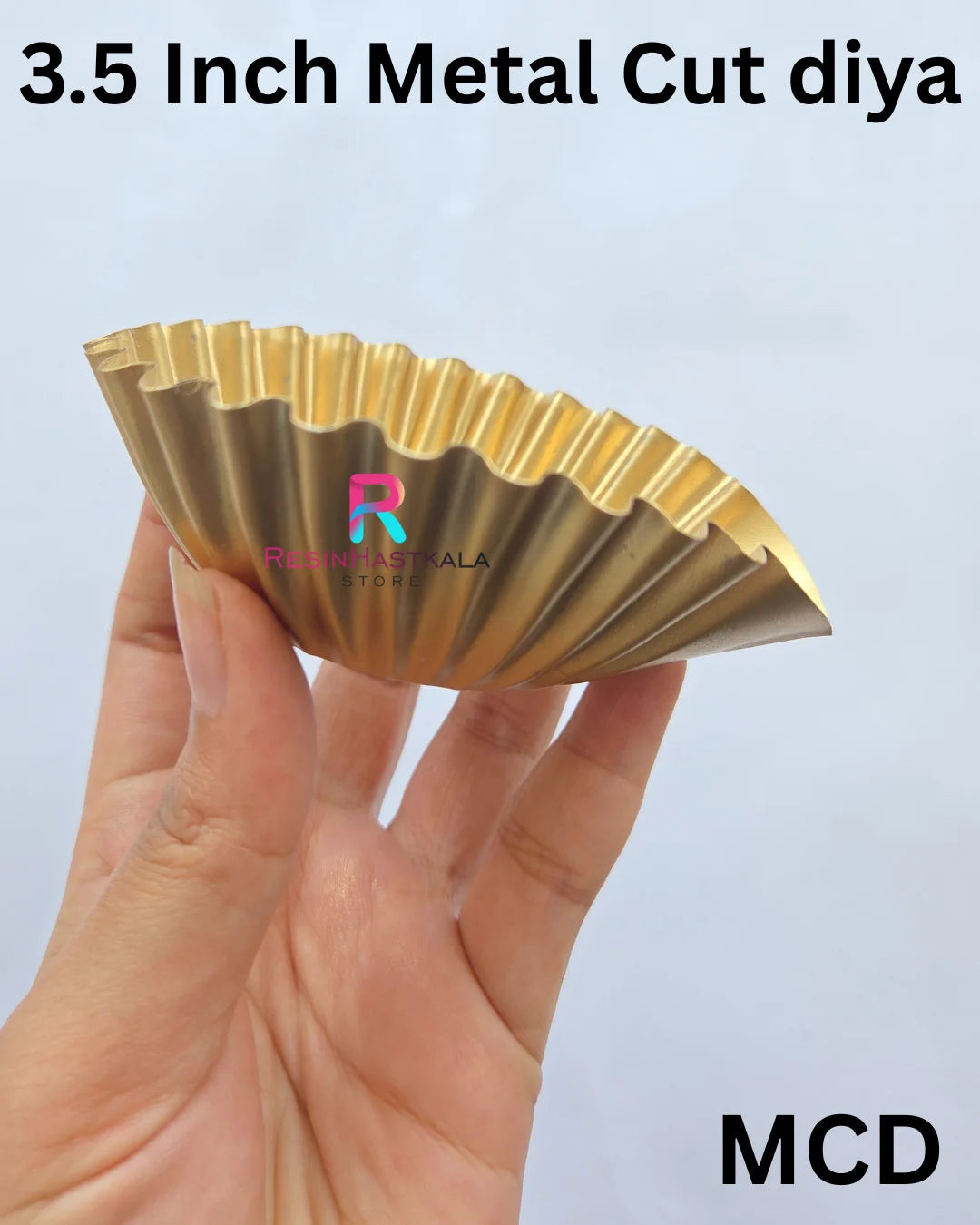 3.5 Inch Metal Cut diya