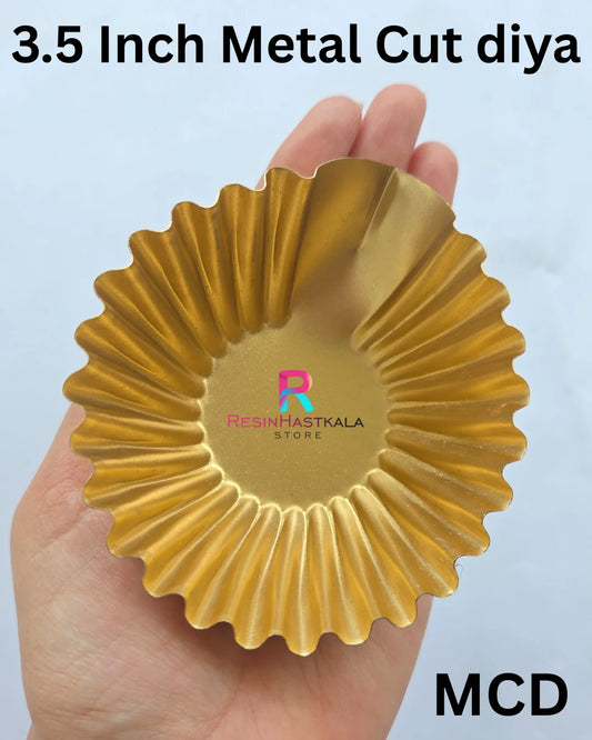 3.5 Inch Metal Cut diya