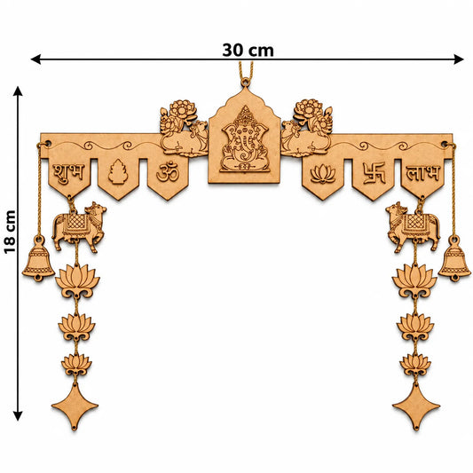 30 × 18 cm MDF Toran for Diwali Decoration