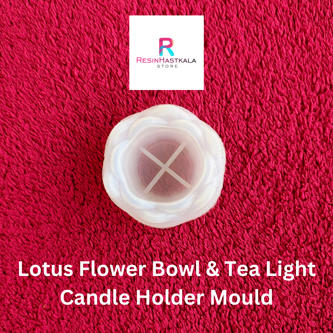 Lotus Flower Bowl & Tea Light Candle Holder Mould