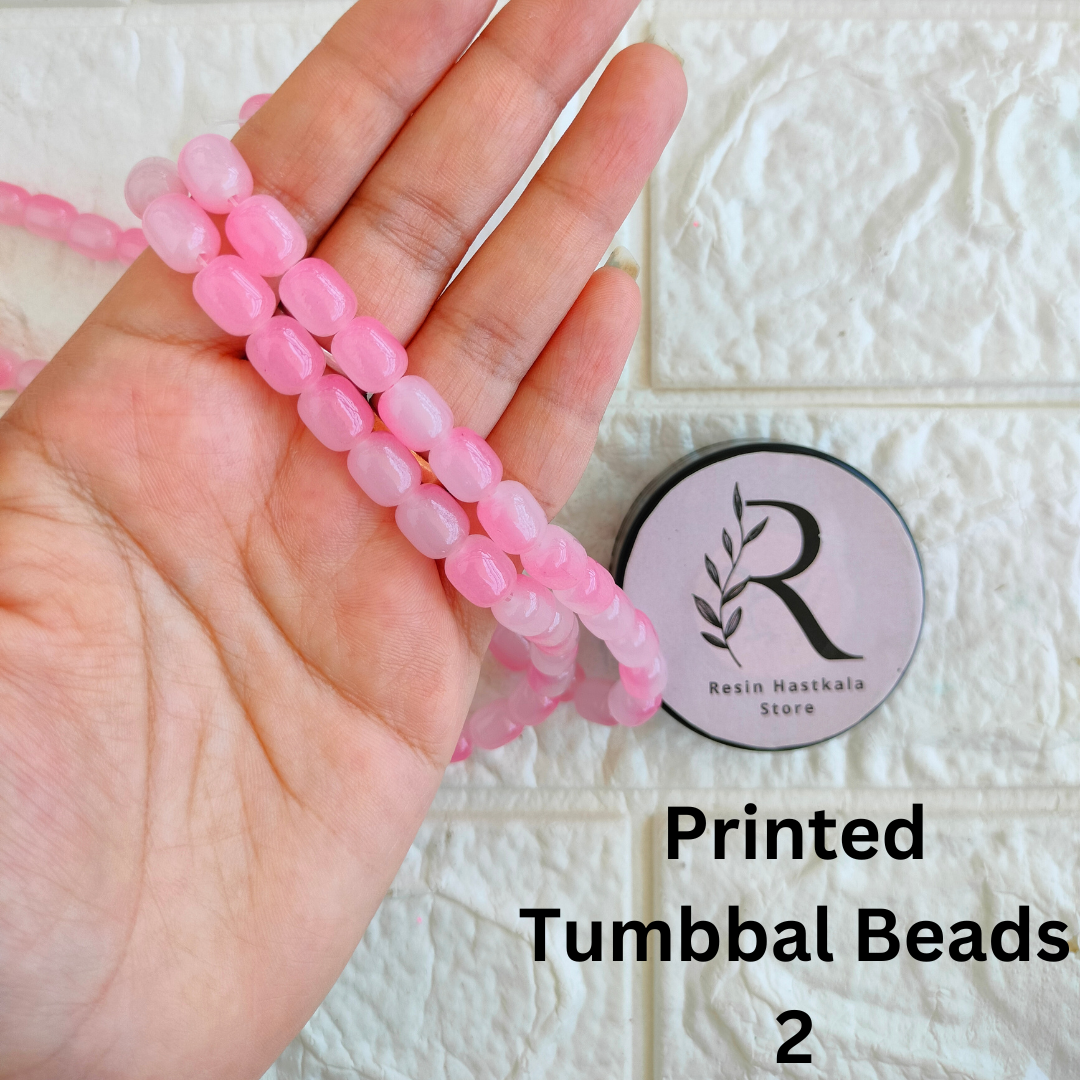 Printed Tumbbal Rakhi &  Bracelet Beads (20 Gram)