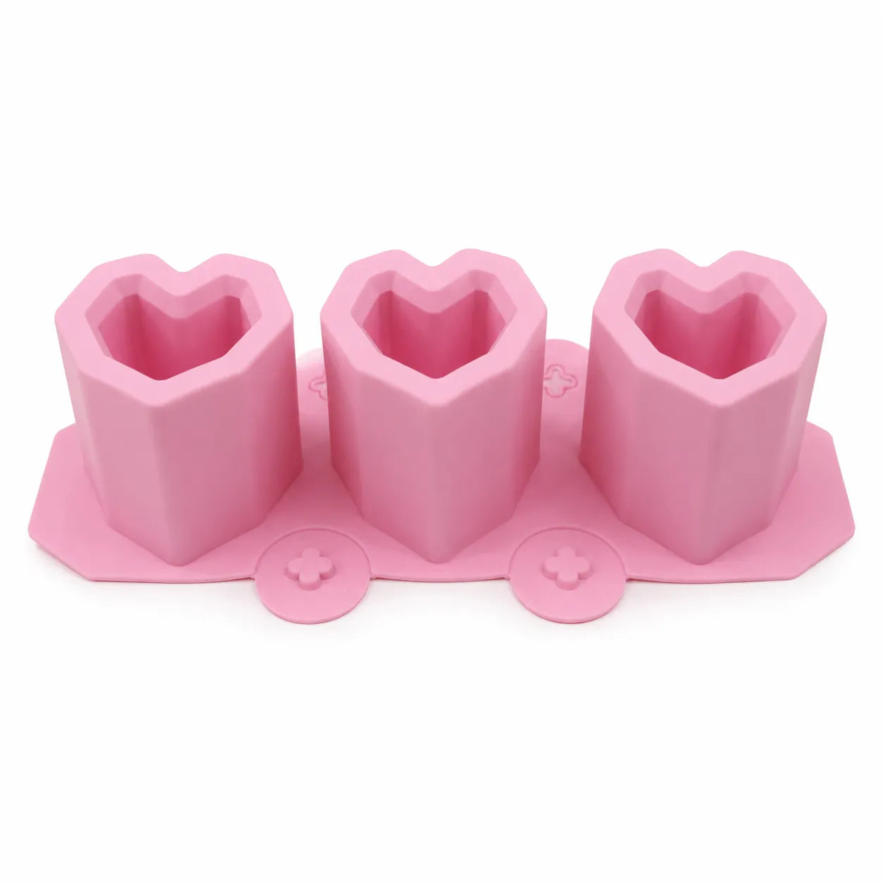 3 Cavity Heart Planter Mould for Resin & Concrete Art (2.2 Inch Each)
