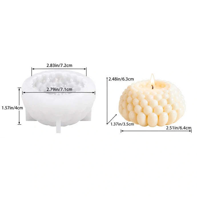 3D Bubble Ball Candle Mould for Candle Making
