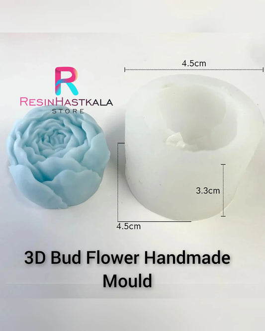 3D Bud Flower Handmade Candle Mould