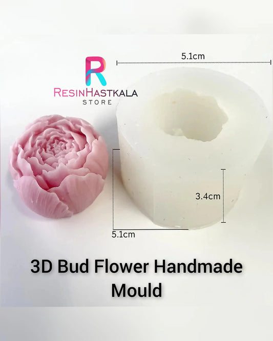 3D Bud Flower Handmade candle Mould