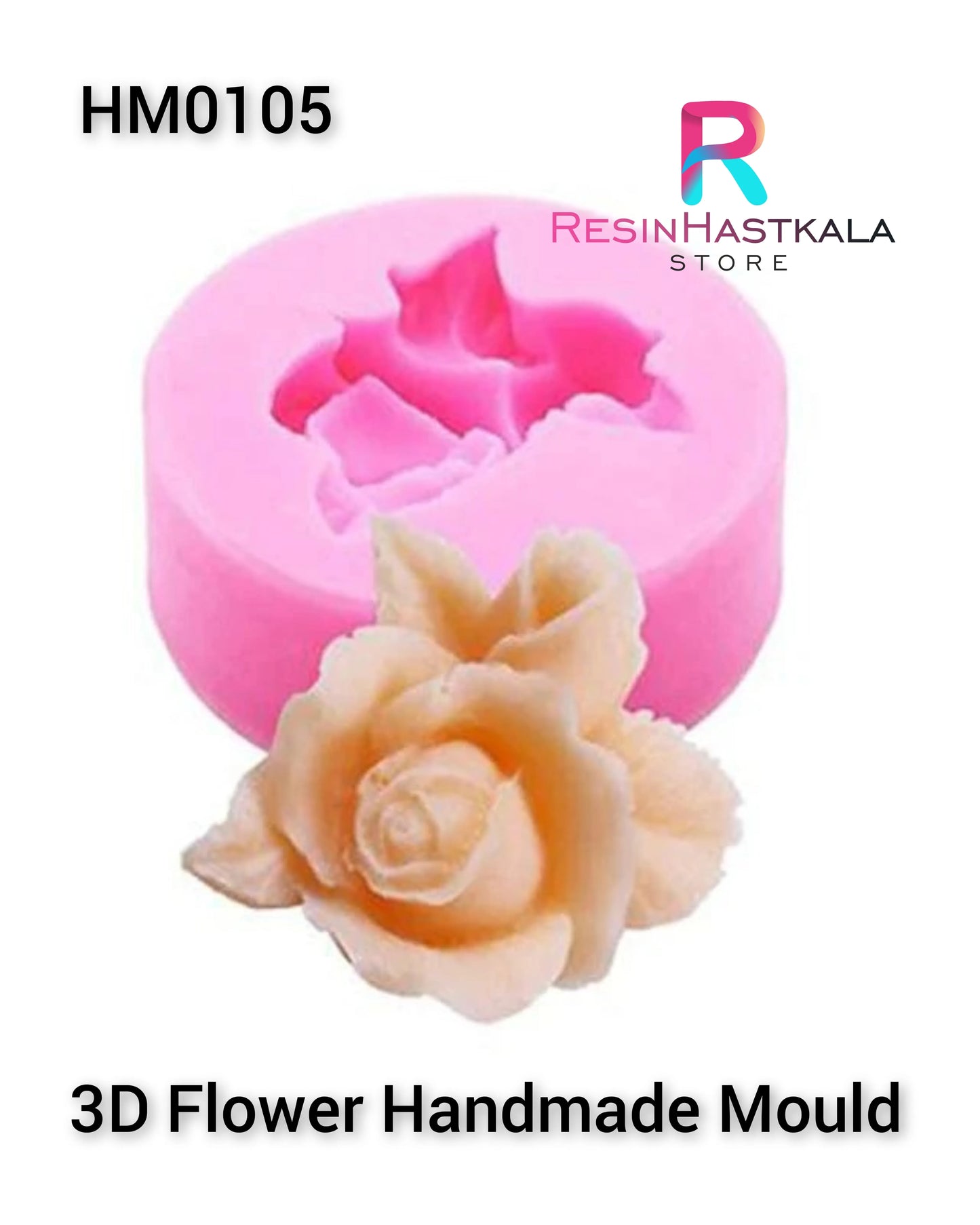 3D Flower Candle Handmade Mould (HM0105)