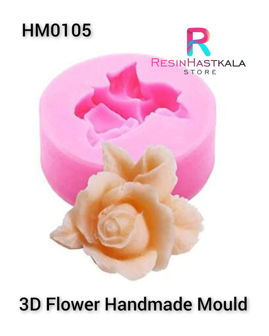 3D Flower Candle Handmade Mould (HM0105)