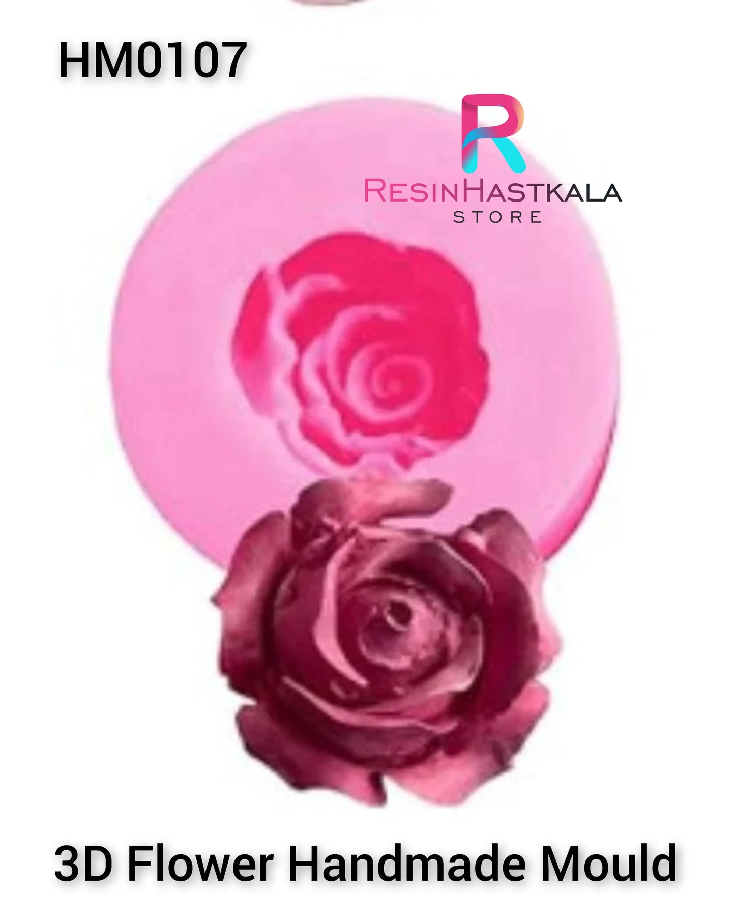 3D Flower Candle Handmade Mould (HM0107)