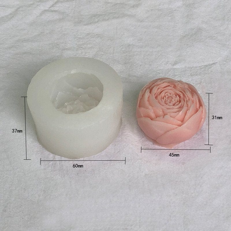 3D Flower Candle Handmade Mould (HM0179)