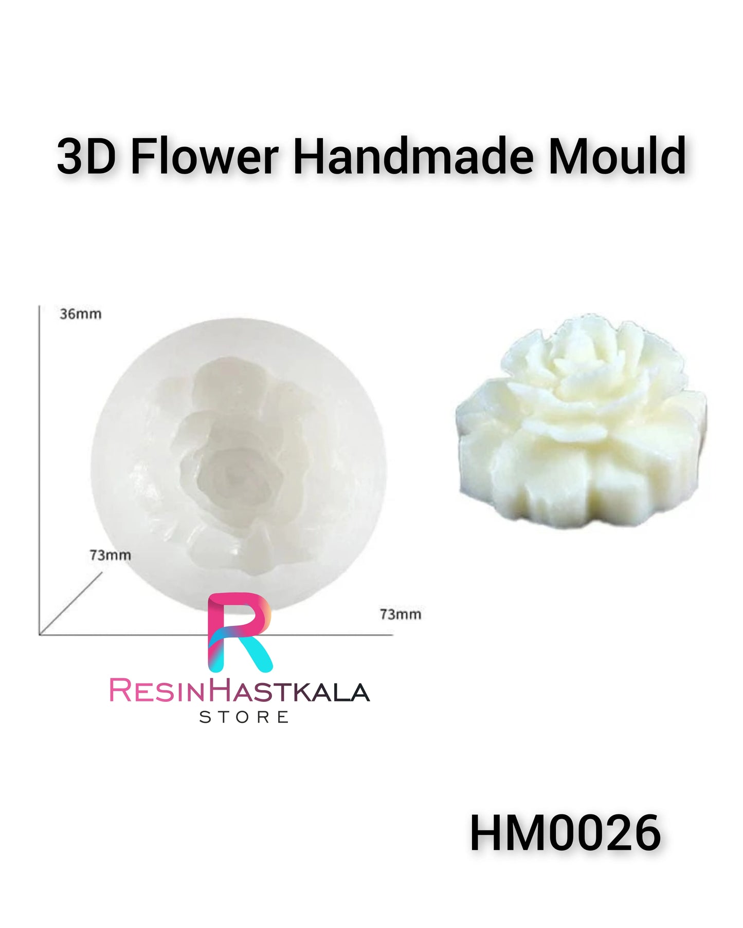 3D Flower Handmade Mould (HM0026)