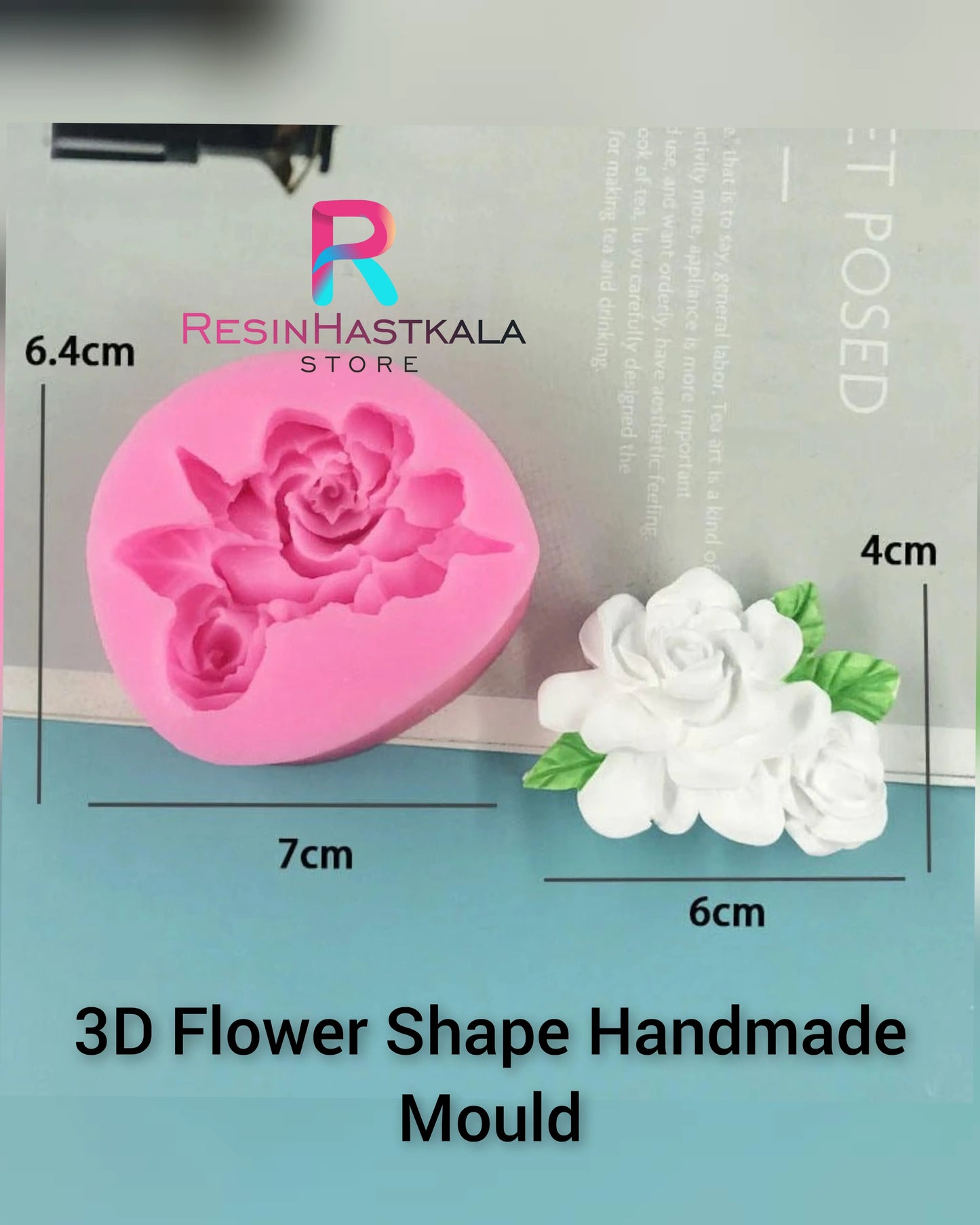 3D Flower Shape Handmade Mould