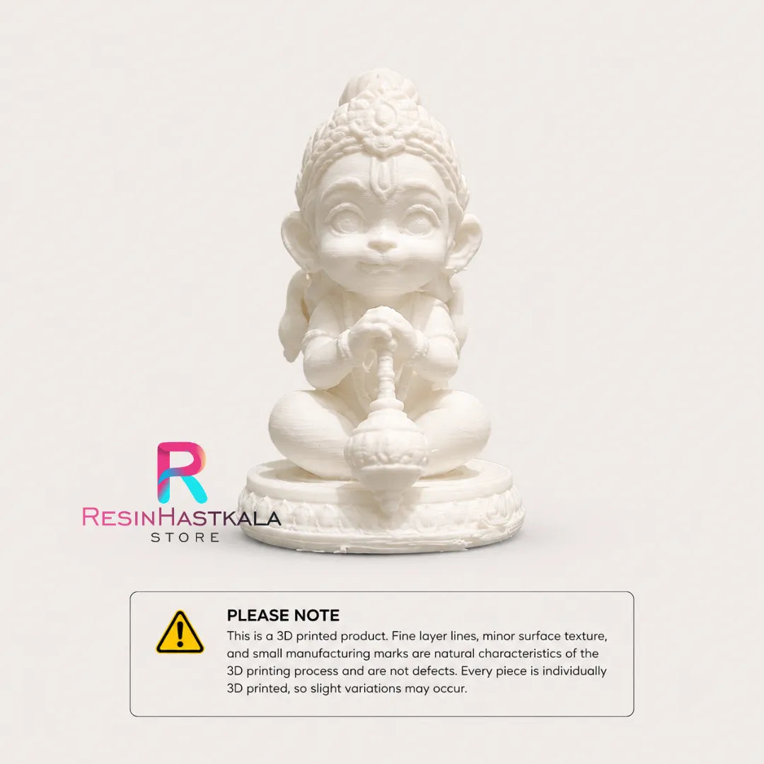 3D Printed Bal Hanuman Miniature Idol (70 mm)