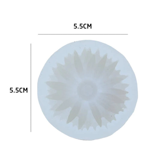 3D Sunflower Candle Handmade Mould (HM0169)