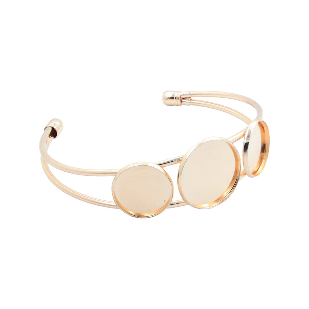 3 Plain Rounds Kada Bracelet