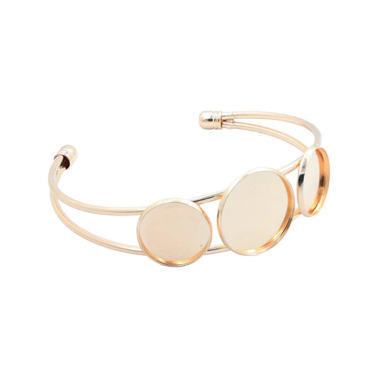 3 Plain Rounds Kada Bracelet