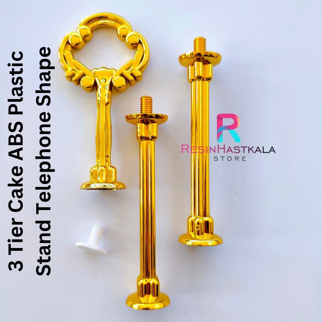3 Tier Cake ABS Plastic Stand Telephone Shape