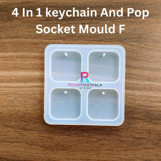 4 In 1 keychain And Pop Socket Mould F