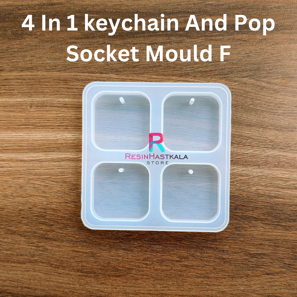 4 In 1 keychain And Pop Socket Mould F – Resinhastkala Store