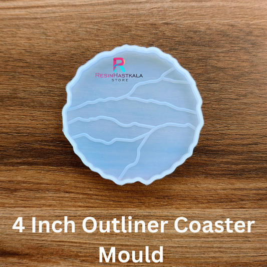 4 Inch Outliner Coaster Mould