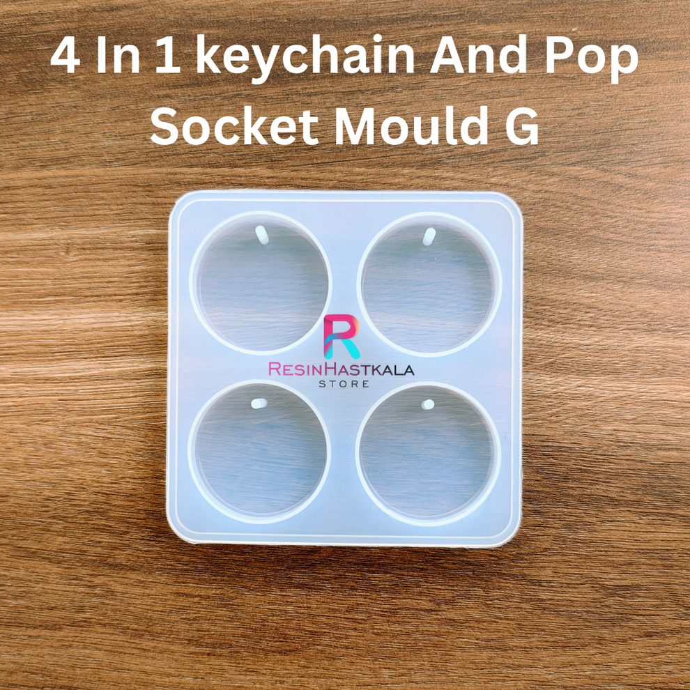 4 In 1 keychain And Pop Socket Mould G – Resinhastkala Store