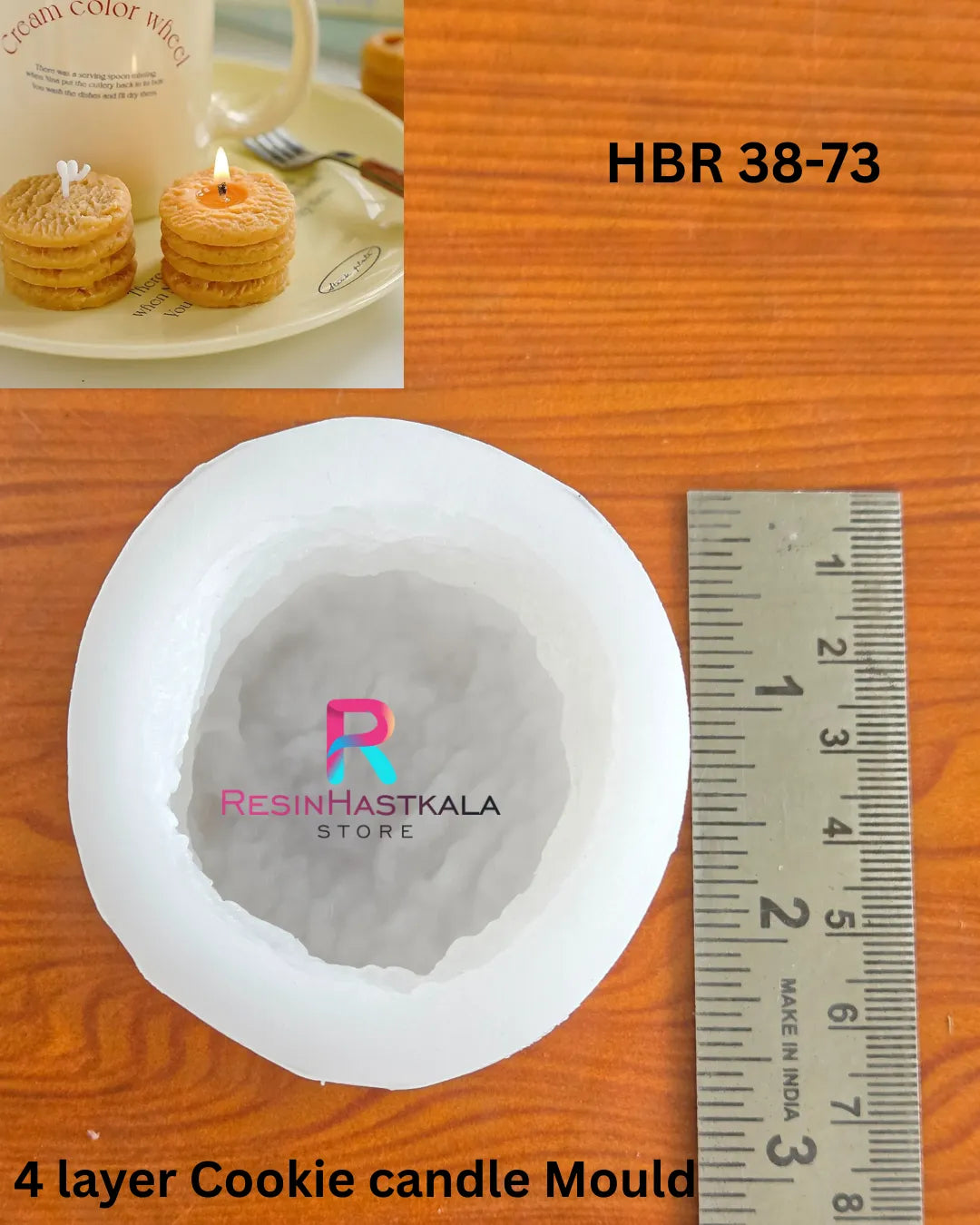 4 layer Cookie candle Mould