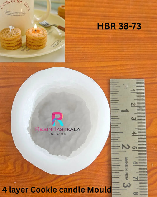 4 layer Cookie candle Mould