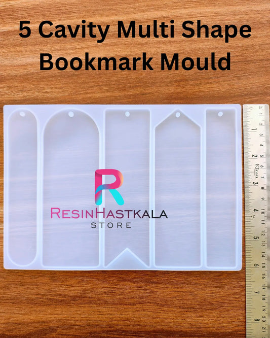 5 Cavity Multi Shape Bookmark Mould
