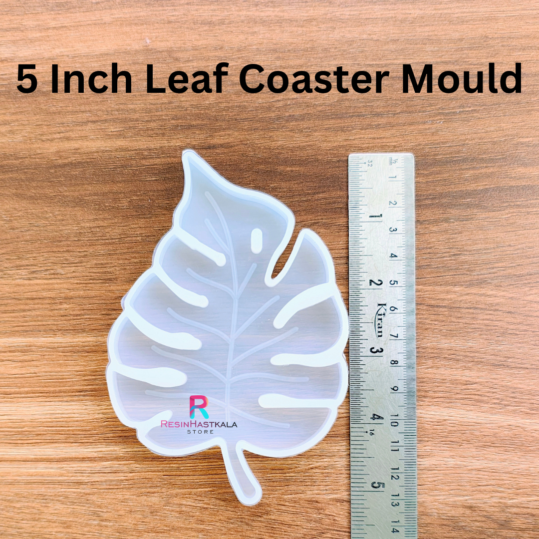 5 Inch Leaf Coaster Mould