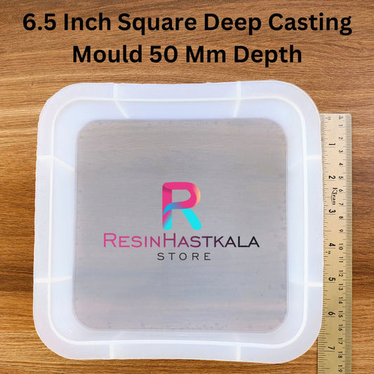 6.5 Inch Square Deep Casting Mould 50 Mm Depth