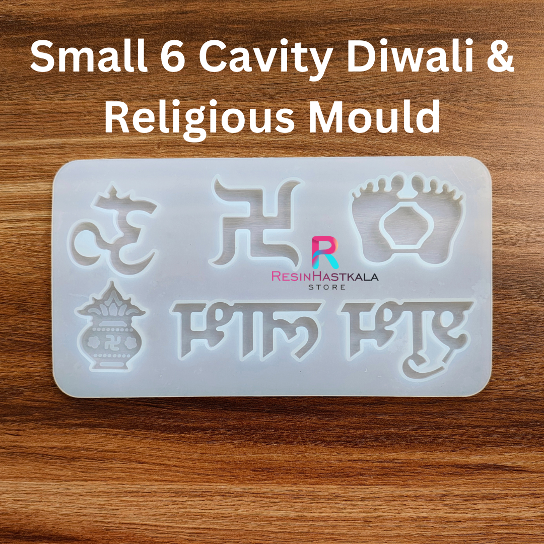 Small 6 Cavity Diwali & Religious Mould