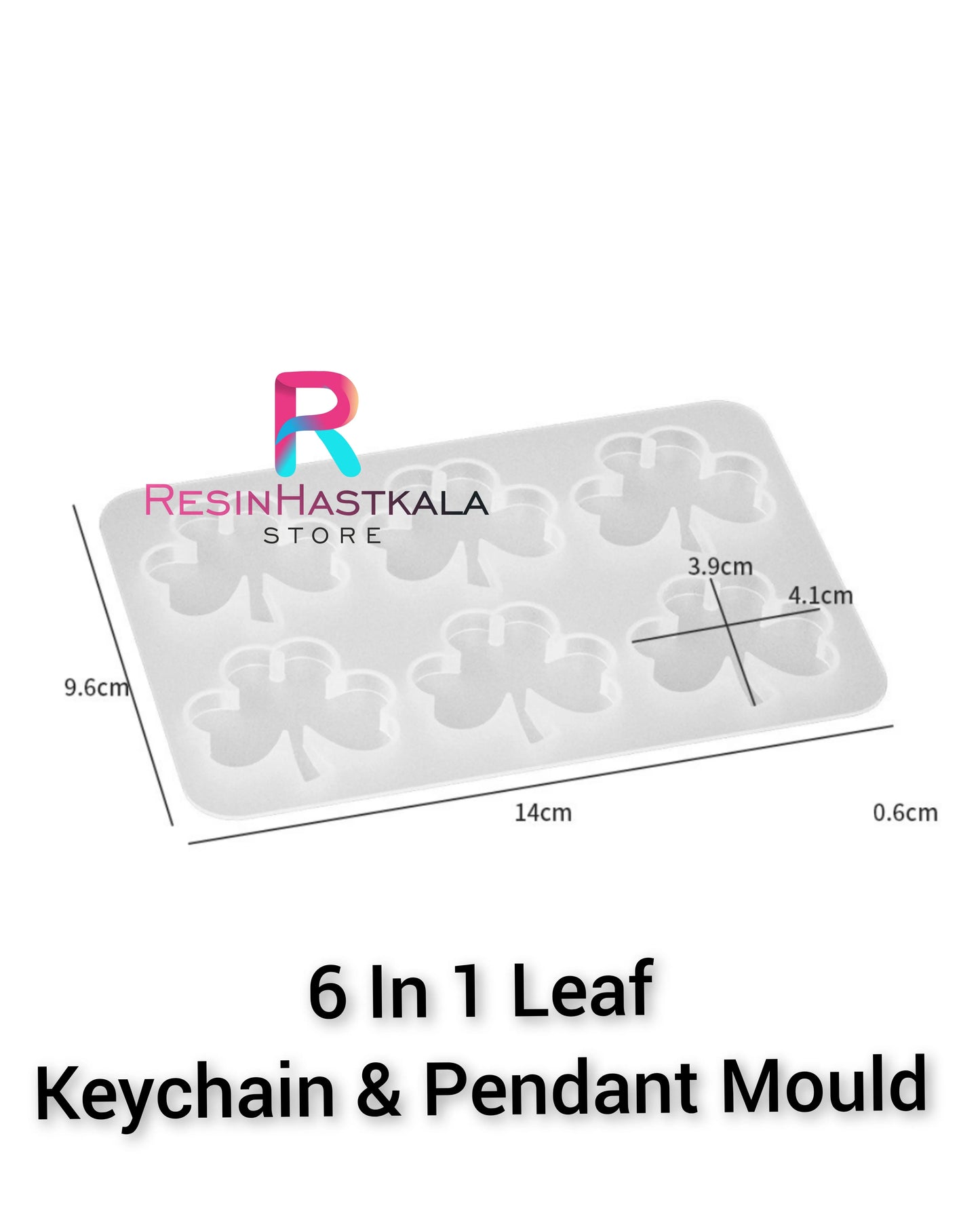 6 In 1 Leaf Keychain & Pendant Mould