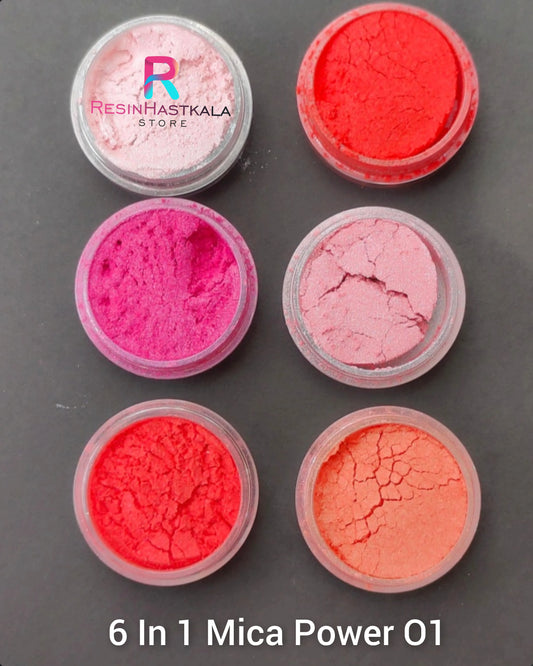 6 In 1 Mica Pearl Powder O1
