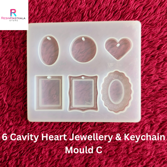 6 Cavity Jewellery & Keychain Mould C
