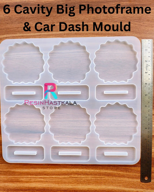 6 Cavity Big Photoframe & Car Dash Mould