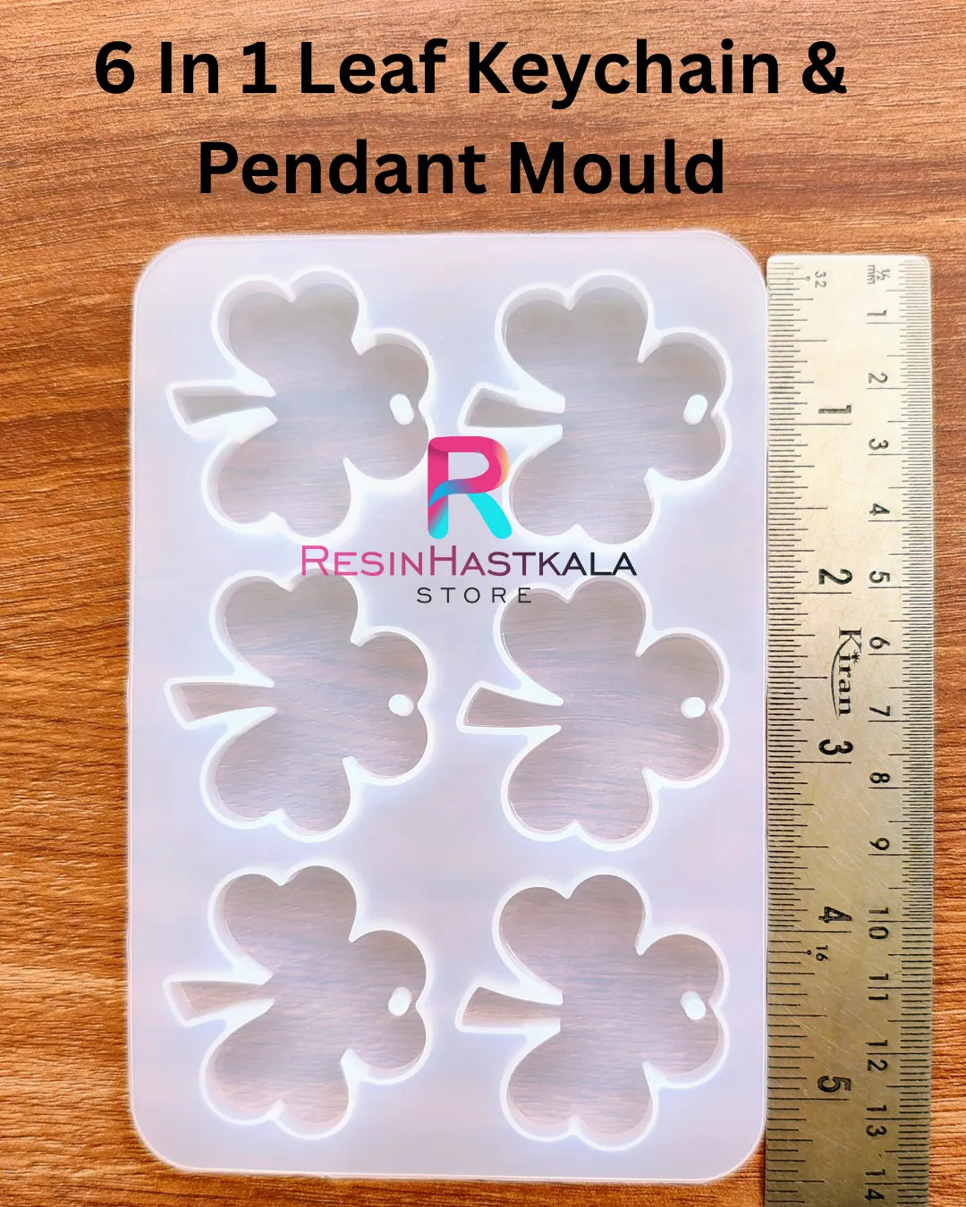 6 In 1 Leaf Keychain & Pendant Mould