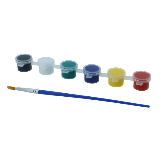 6 in 1 Acrylic Colour Set with Brush for DIY Art