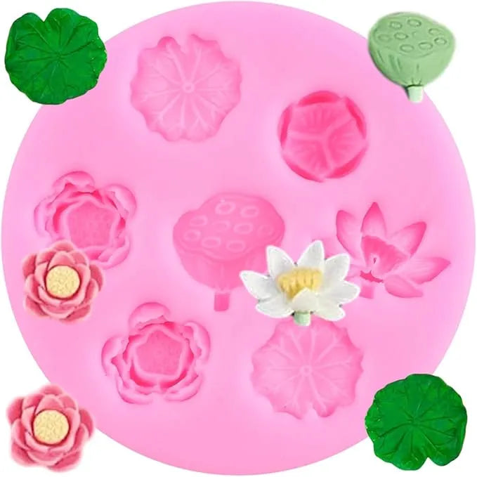 7 Cavity Ocean & Pond Theme Miniature Mould (HBR40-26)