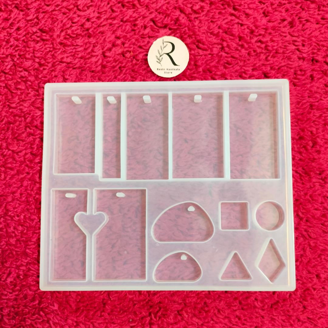 13 Cavity Pendant & Keychain Mould