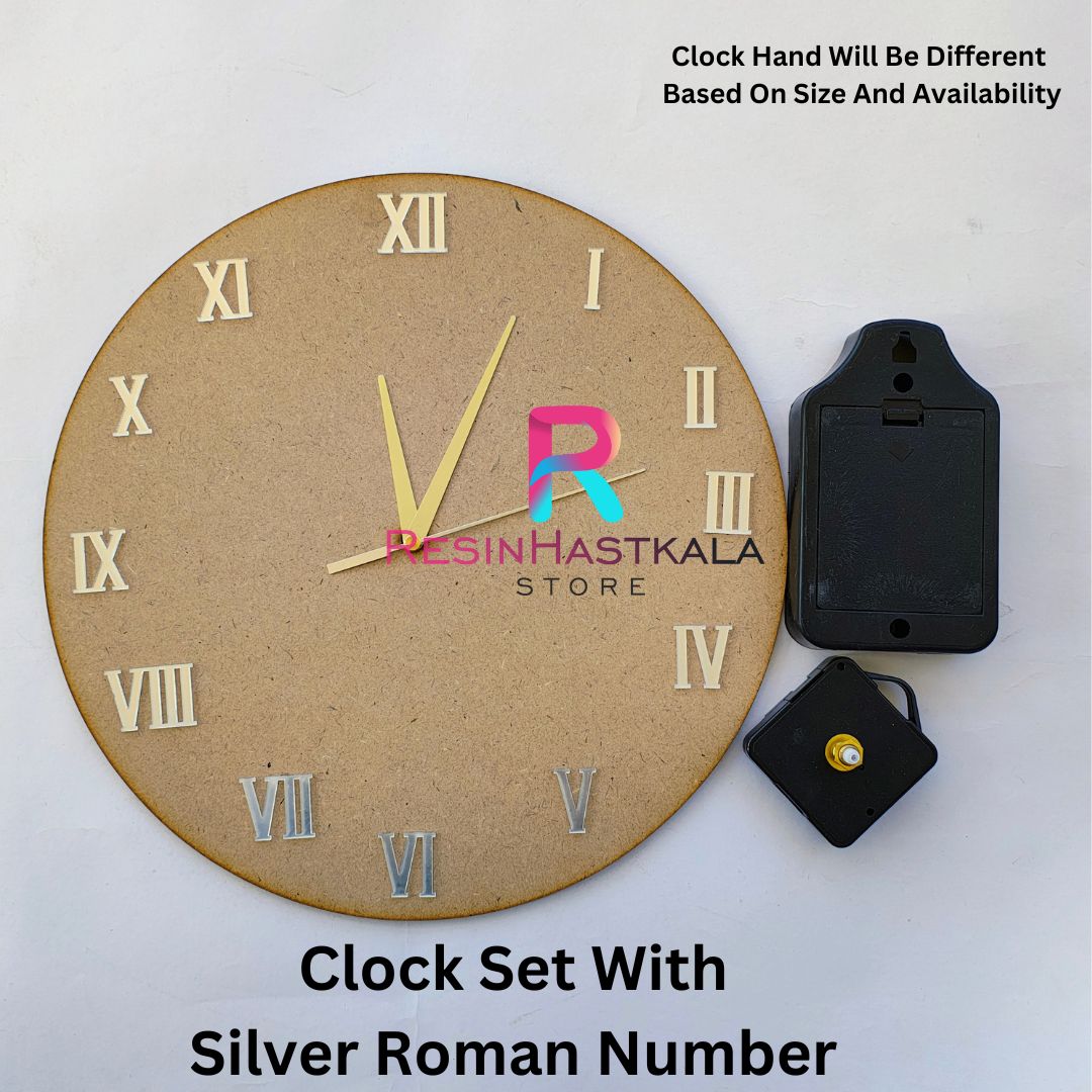 Roman Number Clock Set Success