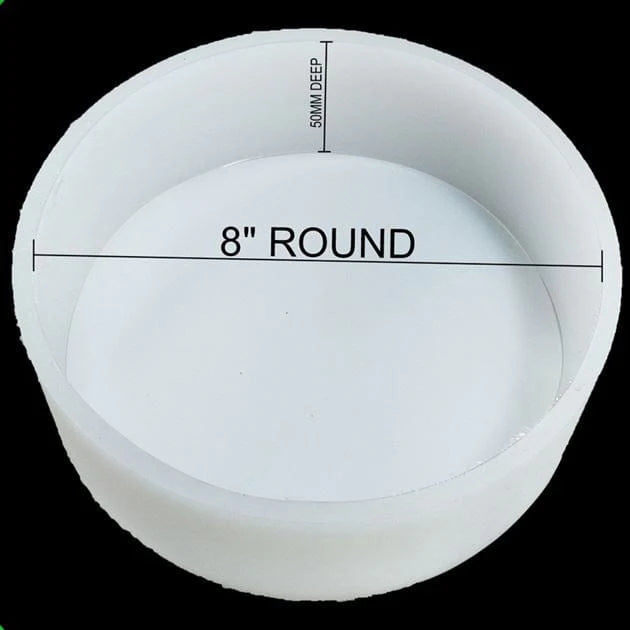 8 Inch Round Deep Casting / Wedding Preservation Mould