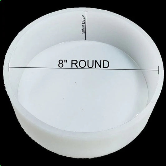 8 Inch Round Deep Casting / Wedding Preservation Mould