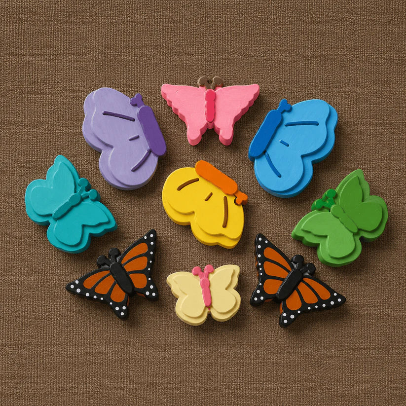 9 Cavity Butterfly Silicone Mould for DIY Resin, Concrete Art, Soap, Chocolate & Cake Making